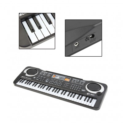 Electronic Piano Keyboard 61 Key Music Key Board Piano with Microphone for Kids Mini Personal Keyboard   568971267